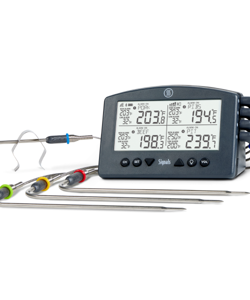 Signals? BBQ Alarm Thermometer with Wi-Fi and Bluetooth? Wireless Technology