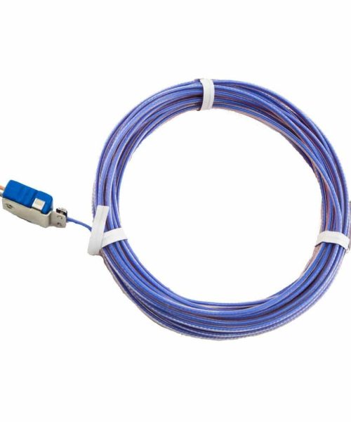 Thermocouple Probe. Type T. 20 ft.. 22AWG. w/male connector. -80C