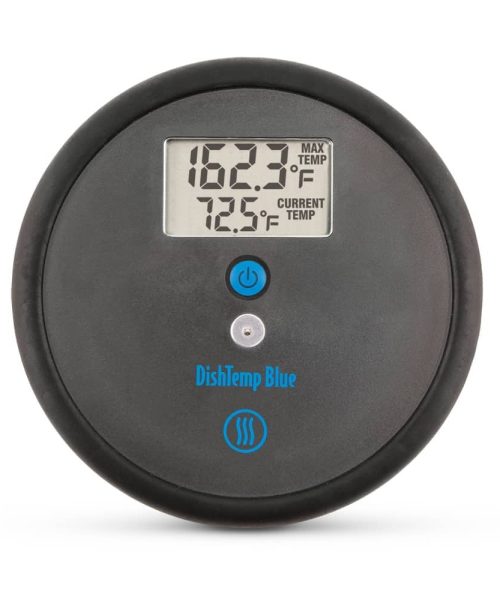 DishTemp? Blue - Plate-simulating Dishwasher Thermometer with Bluetooth? Wireless Technology